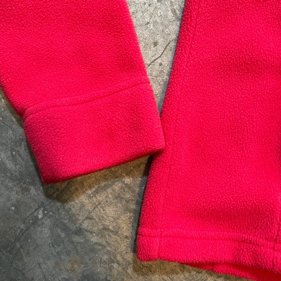L.L. Bean Pink Polartec Fleece Button Up Cardigan - Picture 4 of 13